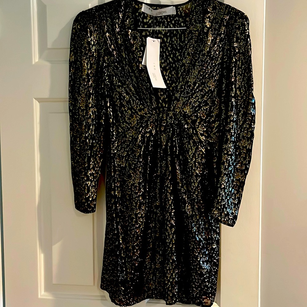 IRO, 34, black/gold. New